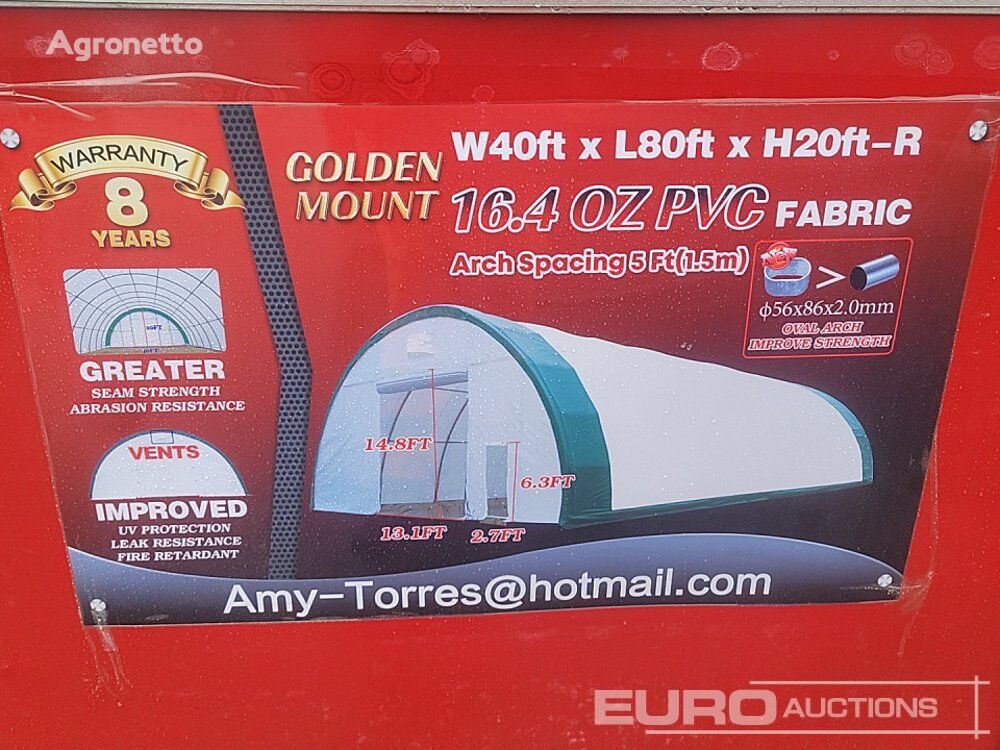new PVC Dome Storage Shelter fabric hangar