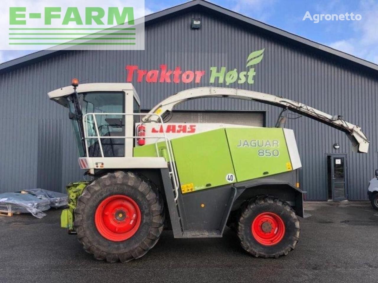 Claas forage harvester