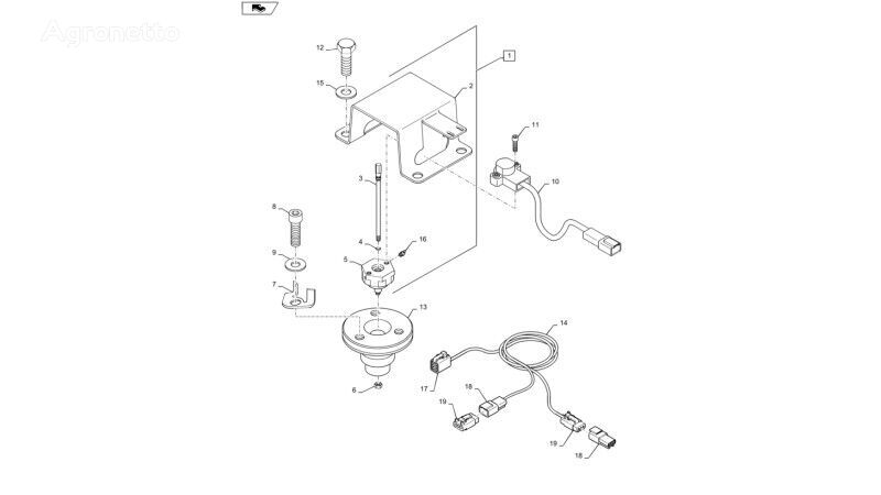 Zestaw  New Holland T6090 T6070 Zestaw 87311993 87311993 for New Holland T6090 T6070 wheel tractor