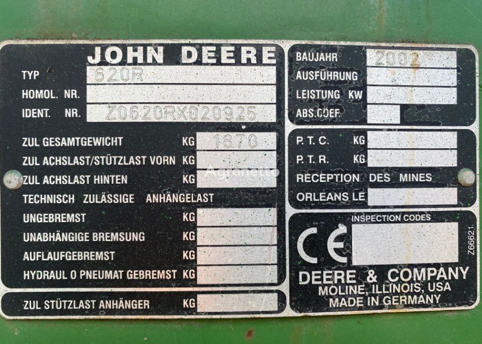 Podstawa Napędu Kosy John Deere for John Deere 620r grain harvester